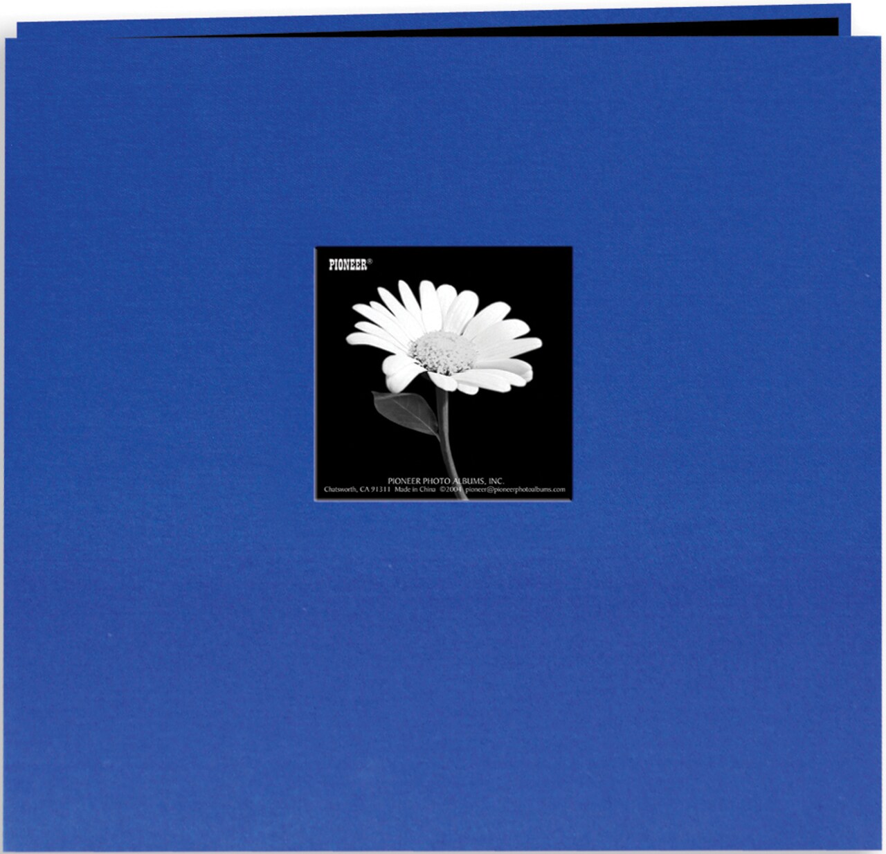 Pioneer Book Cloth Cover Post Bound Album 12"X12"-Cobalt Blue